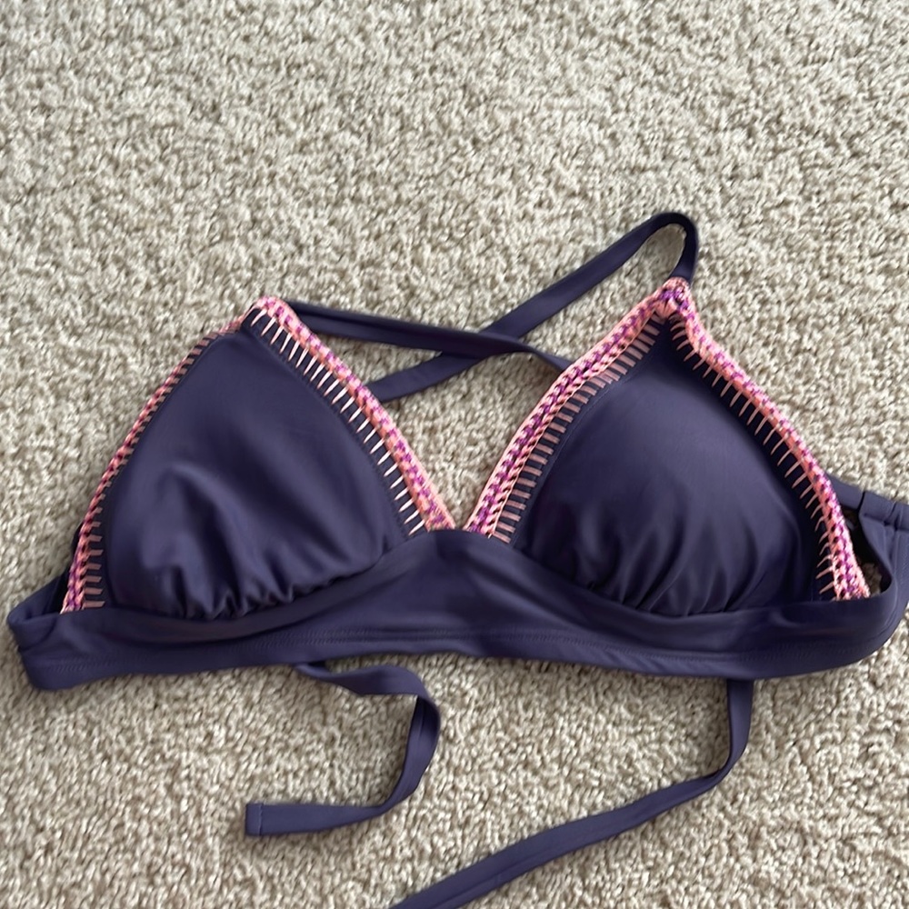 Purple bikini top